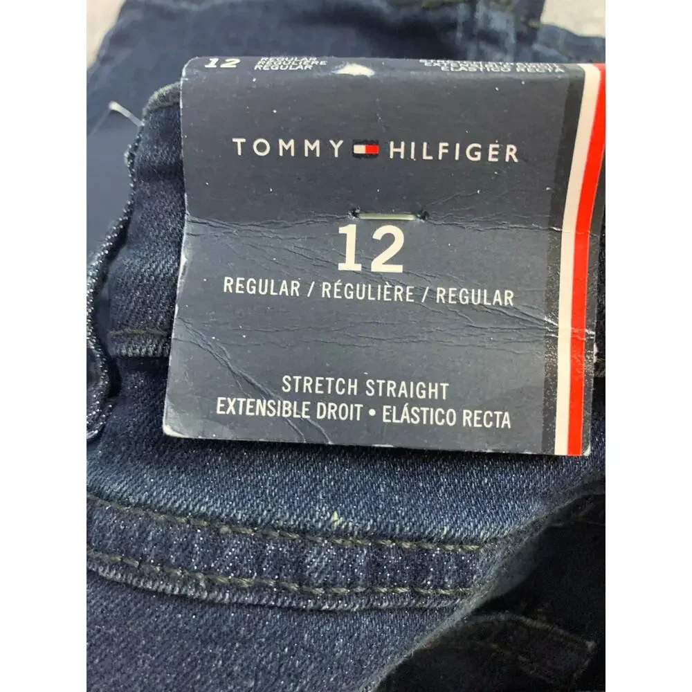 NWT Tommy Hilfiger Jeans Youth Girls Size 12 Skinny Stretch Straight Midrise